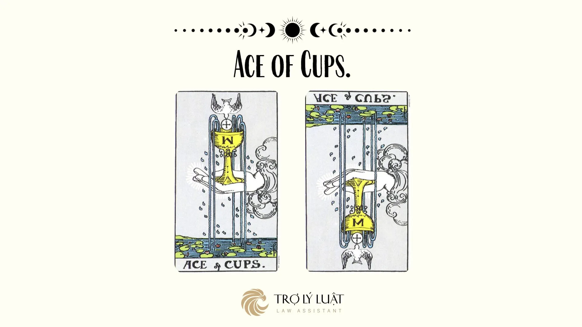 Ý nghĩa của Ace of Cups khi trải bài là gì?