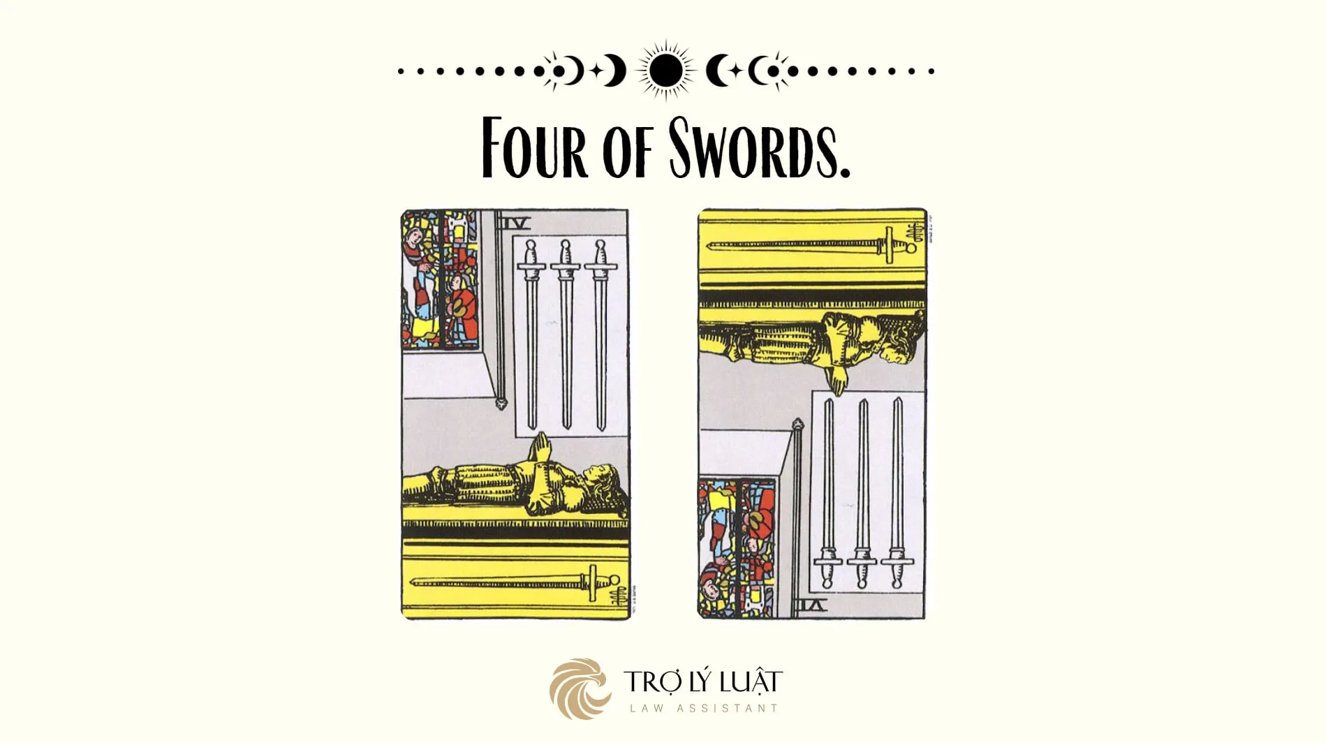 Ý nghĩa của Four of Swords khi trải bài là gì?
