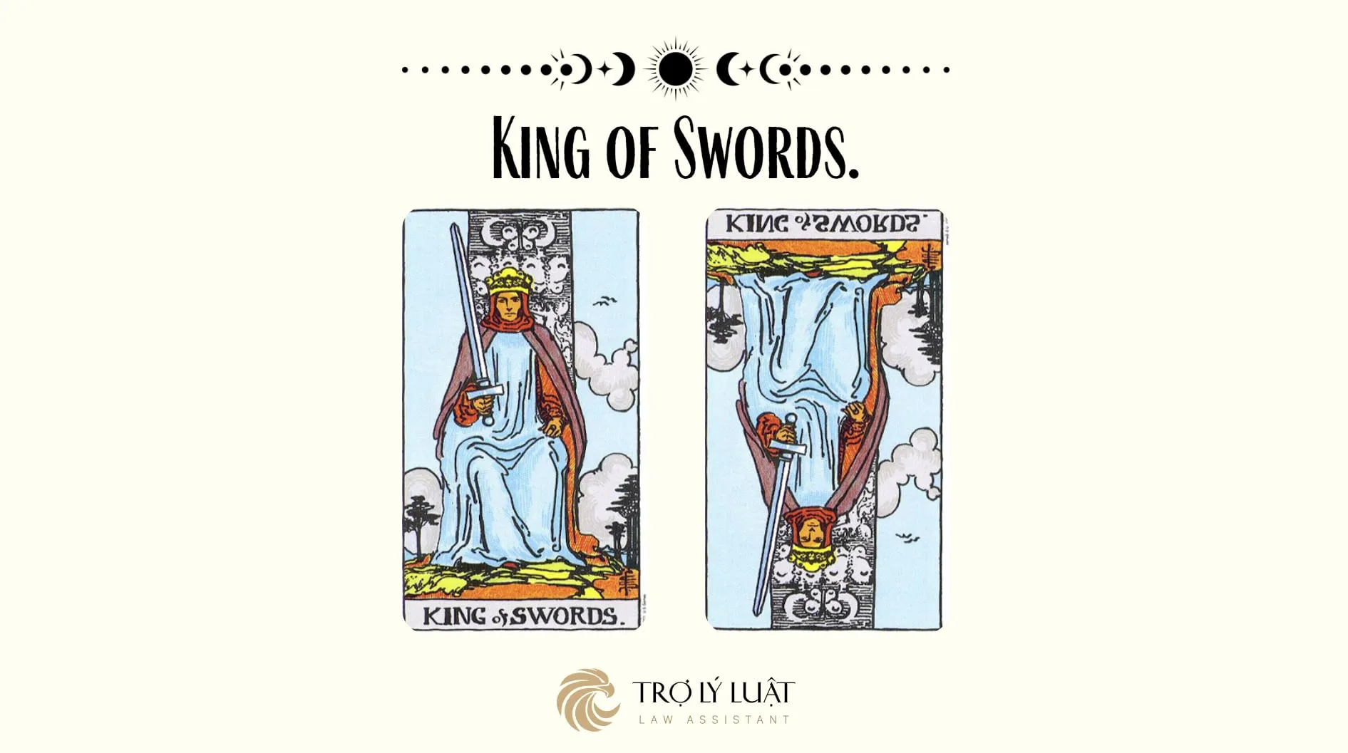Ý nghĩa của King of Swords khi trải bài là gì?