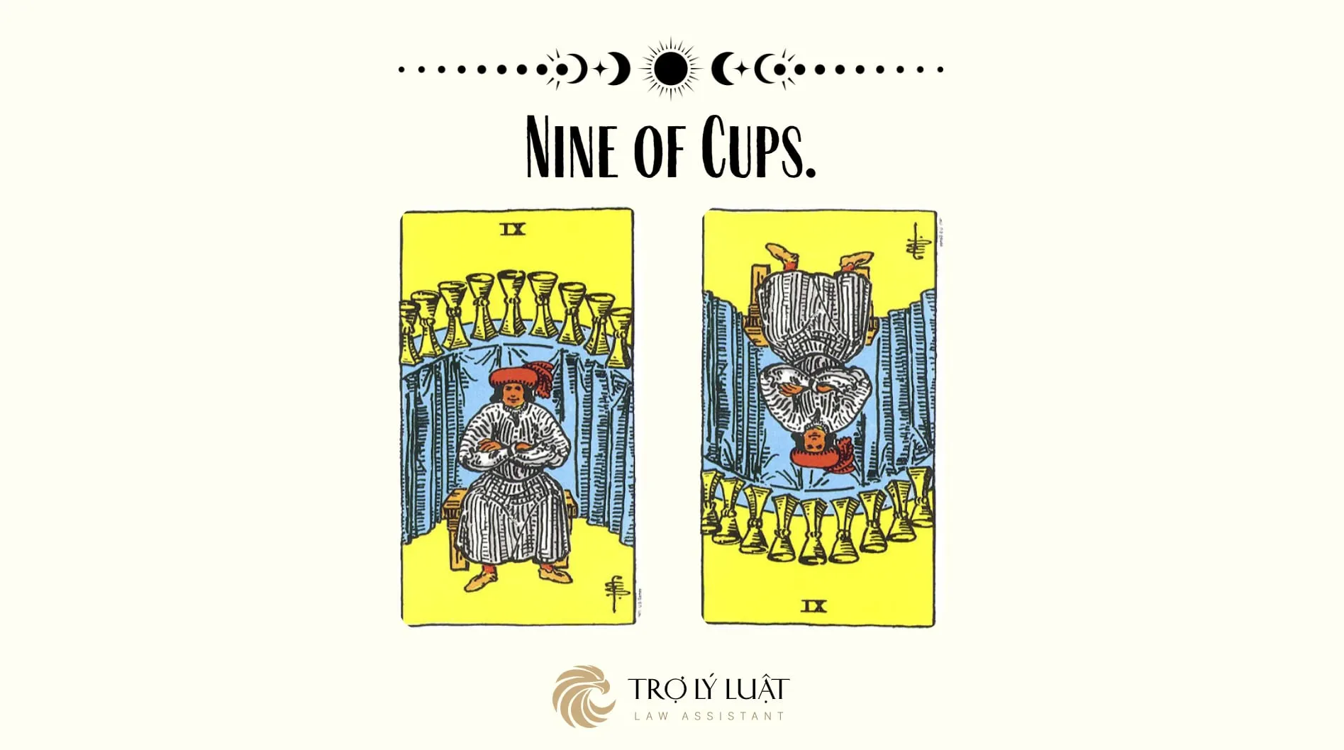 Ý nghĩa của Nine of Cups khi trải bài là gì?