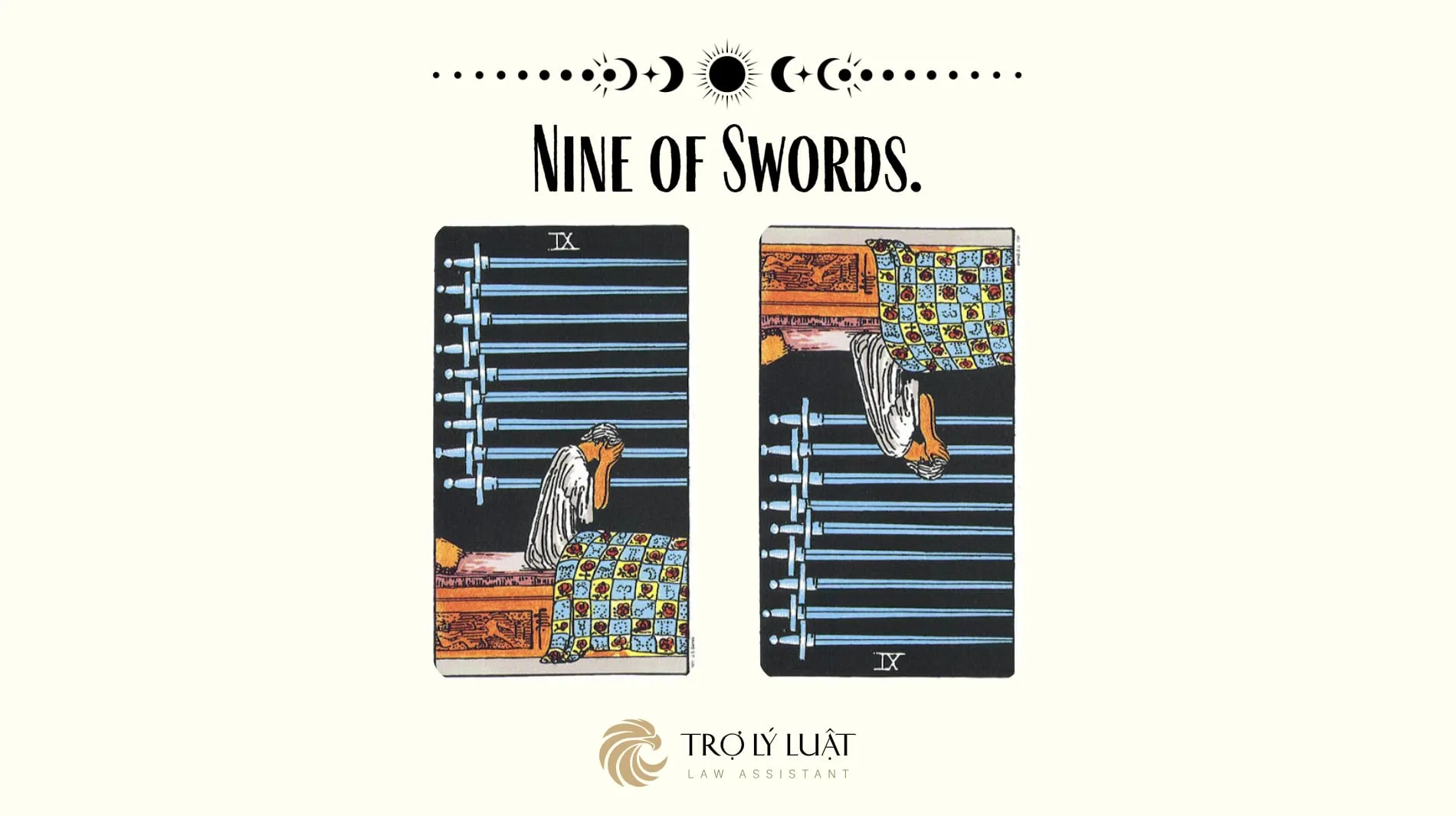 Ý nghĩa của Nine of Swords khi trải bài là gì?