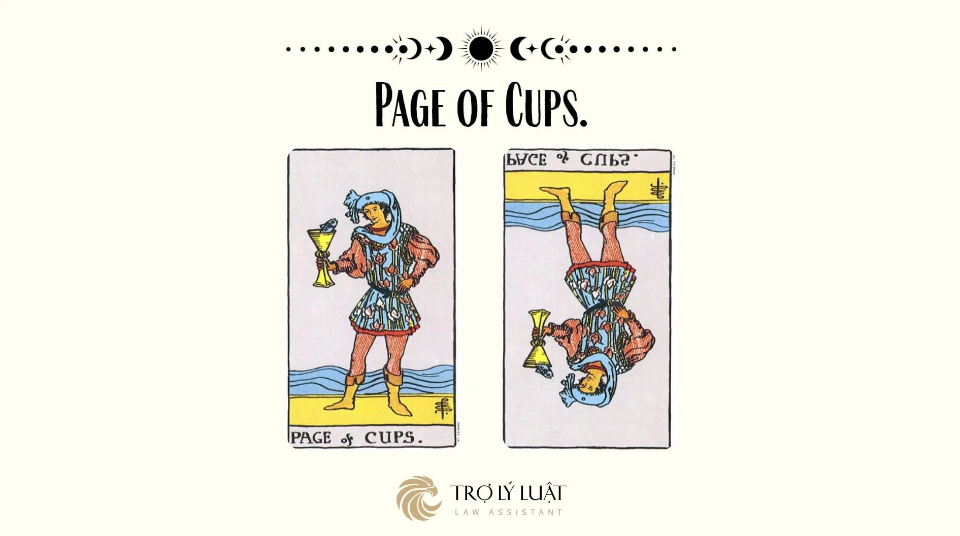 Ý nghĩa của Page of Cups khi trải bài là gì?