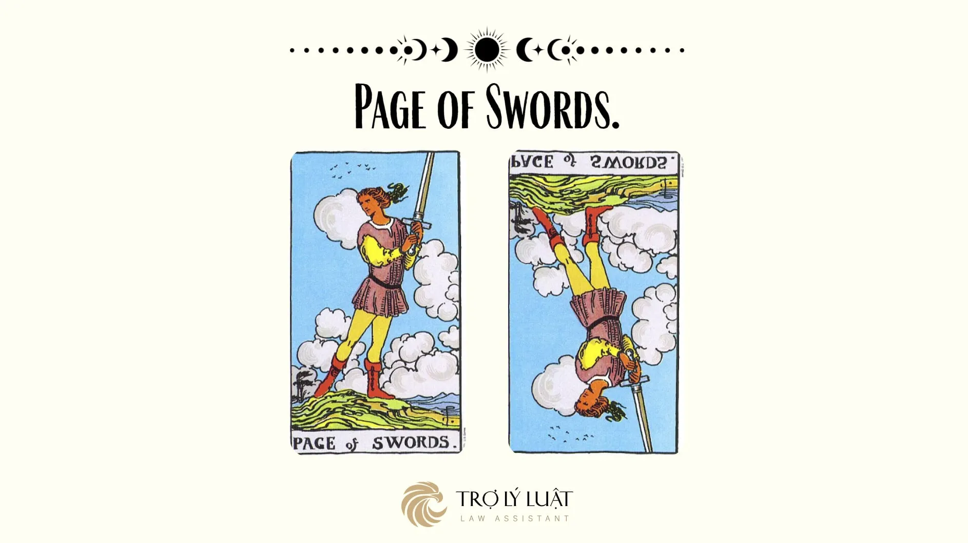 Ý nghĩa của Page of Swords khi trải bài là gì?