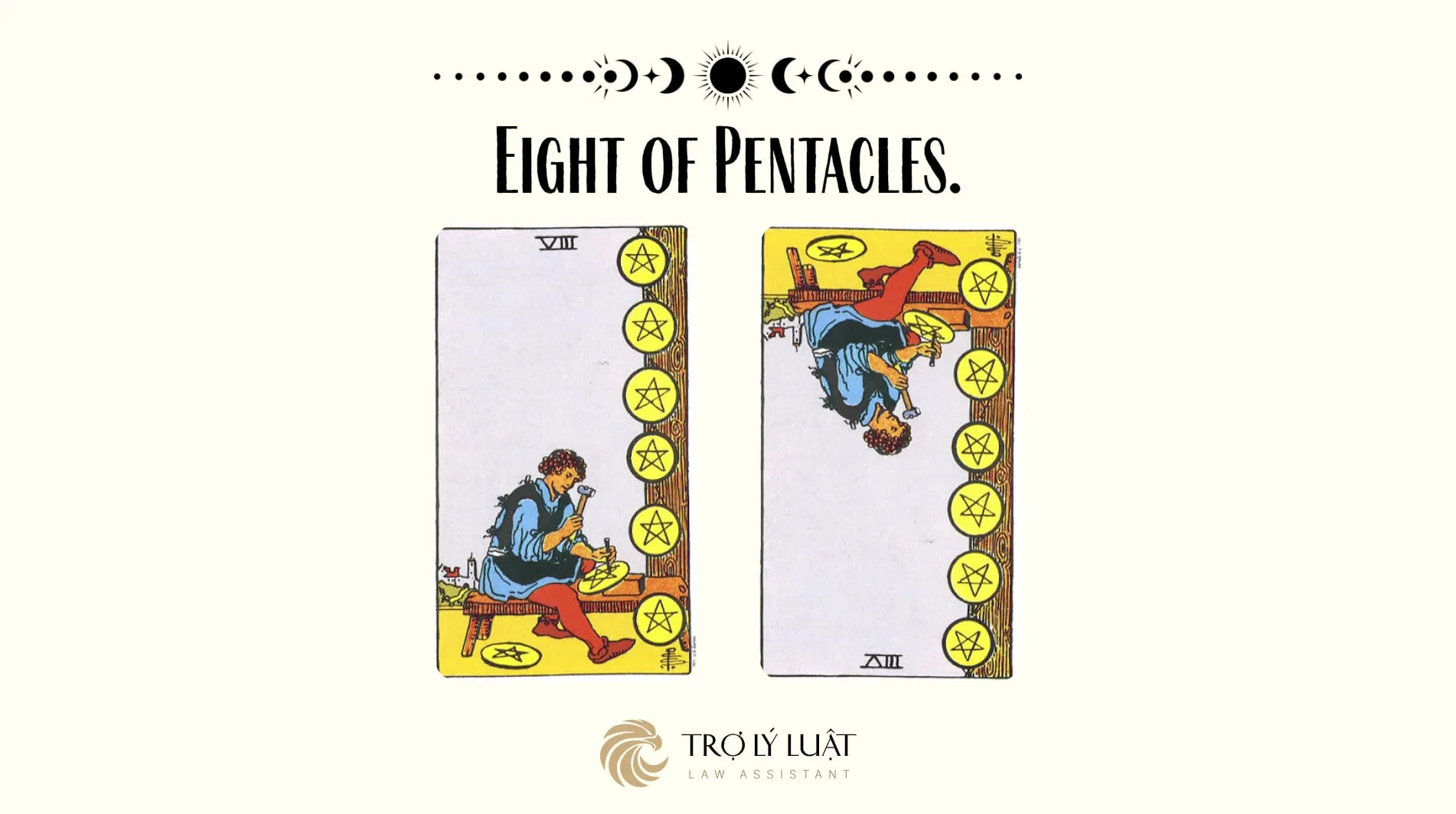Ý nghĩa của Eight of Pentacles khi trải bài là gì?