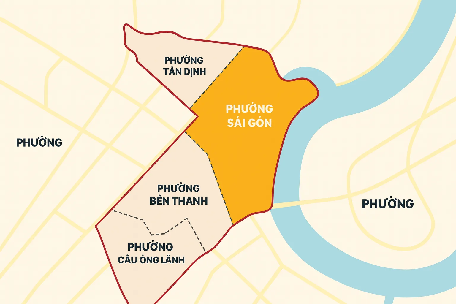 Phường Bến Nghé TPHCM được đổi thành tên gì 1/7/2025?
