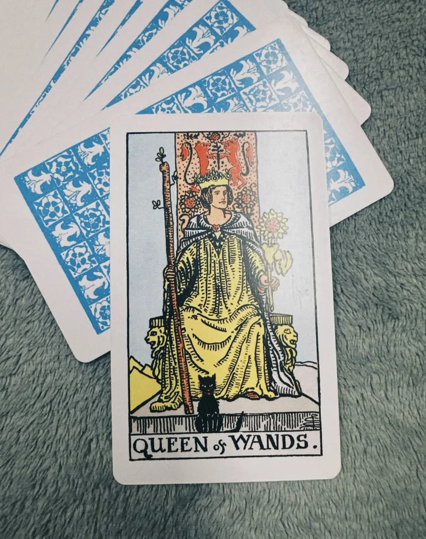 Câu chuyện về Queen of Wands trong 78 lá bài Tarot