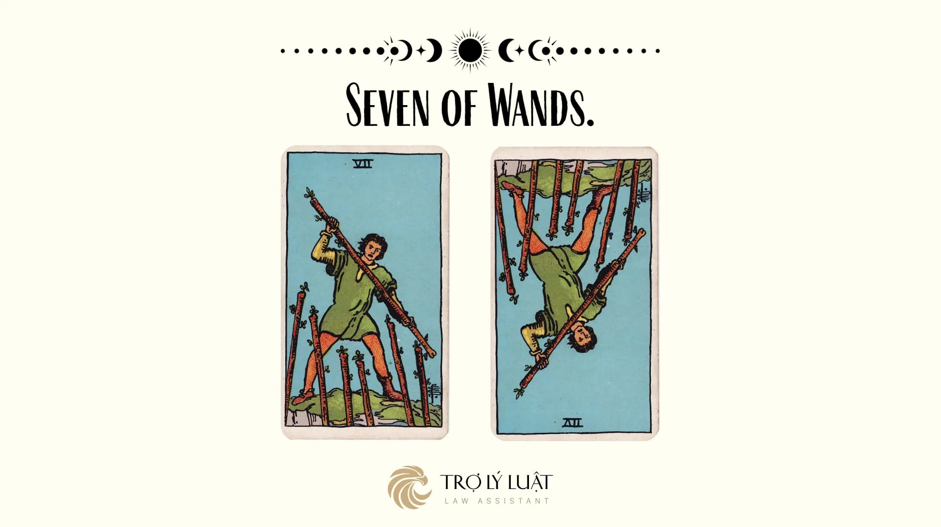 Ý nghĩa của Seven of Wands khi trải bài là gì?