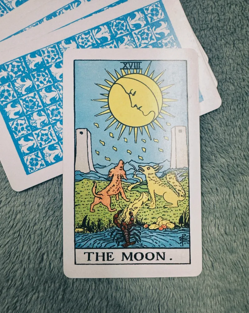 Câu chuyện về The Moon trong 78 lá bài Tarot