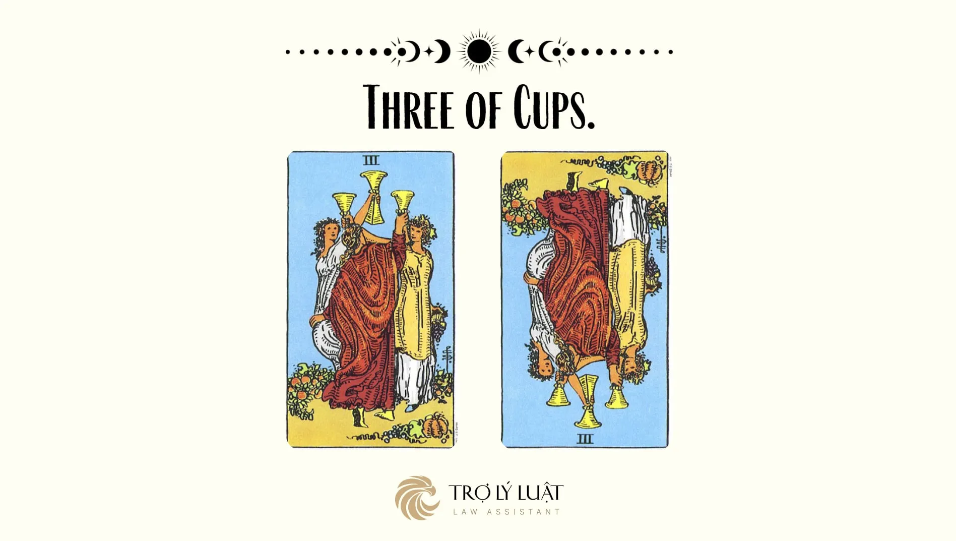 Ý nghĩa của Three of Cups khi trải bài là gì?