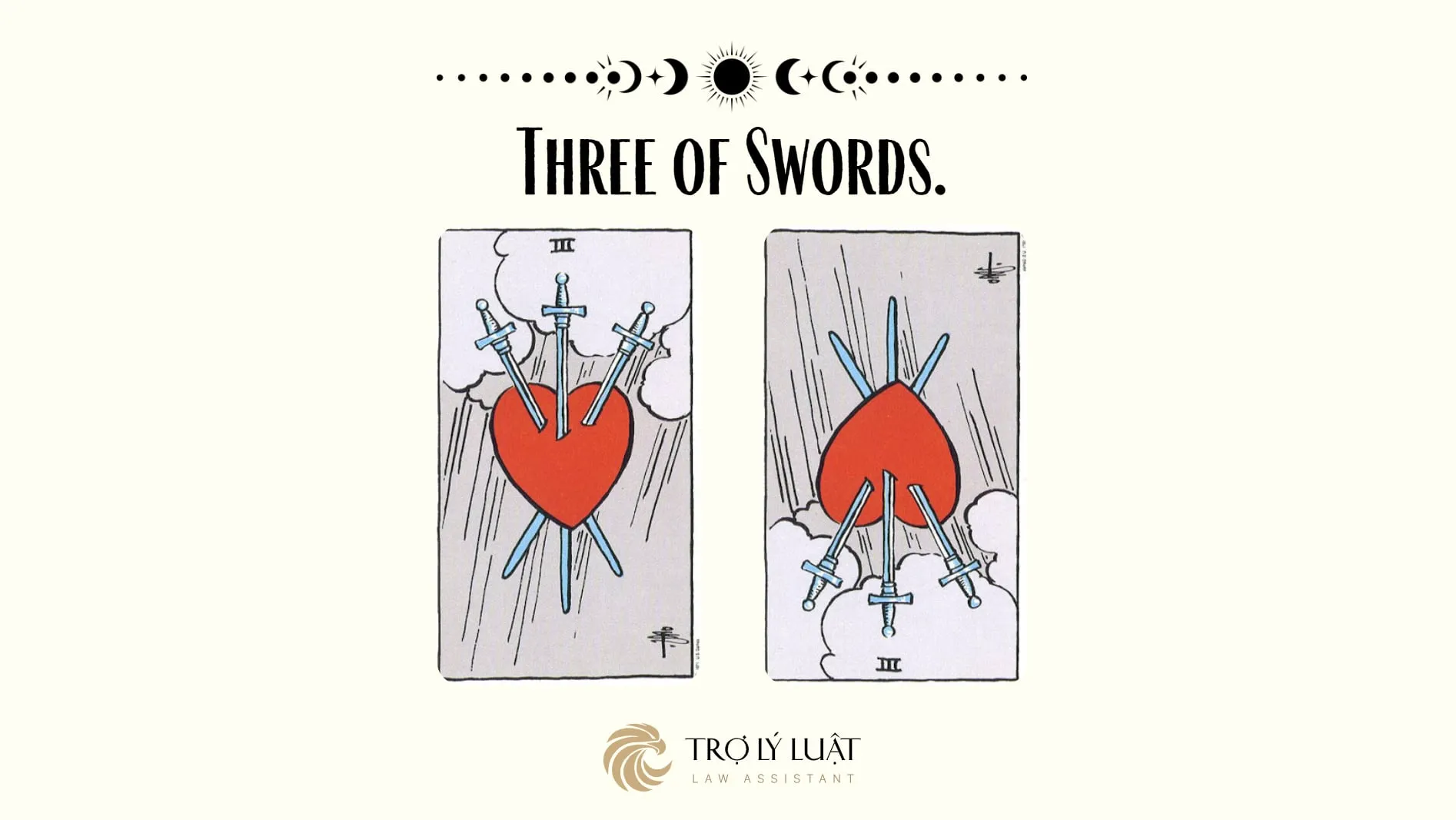 Ý nghĩa của Three of Swords khi trải bài là gì?