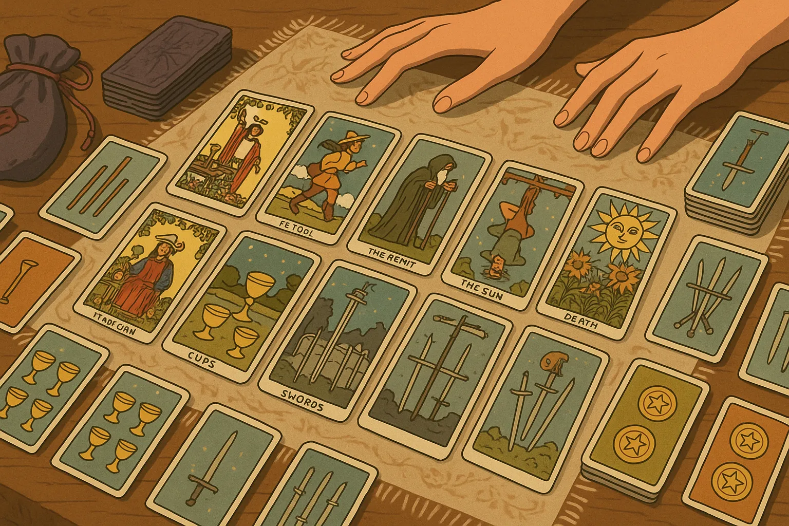 Bộ ẩn chính và Bộ ẩn phụ trong Tarot được hiểu thế nào?