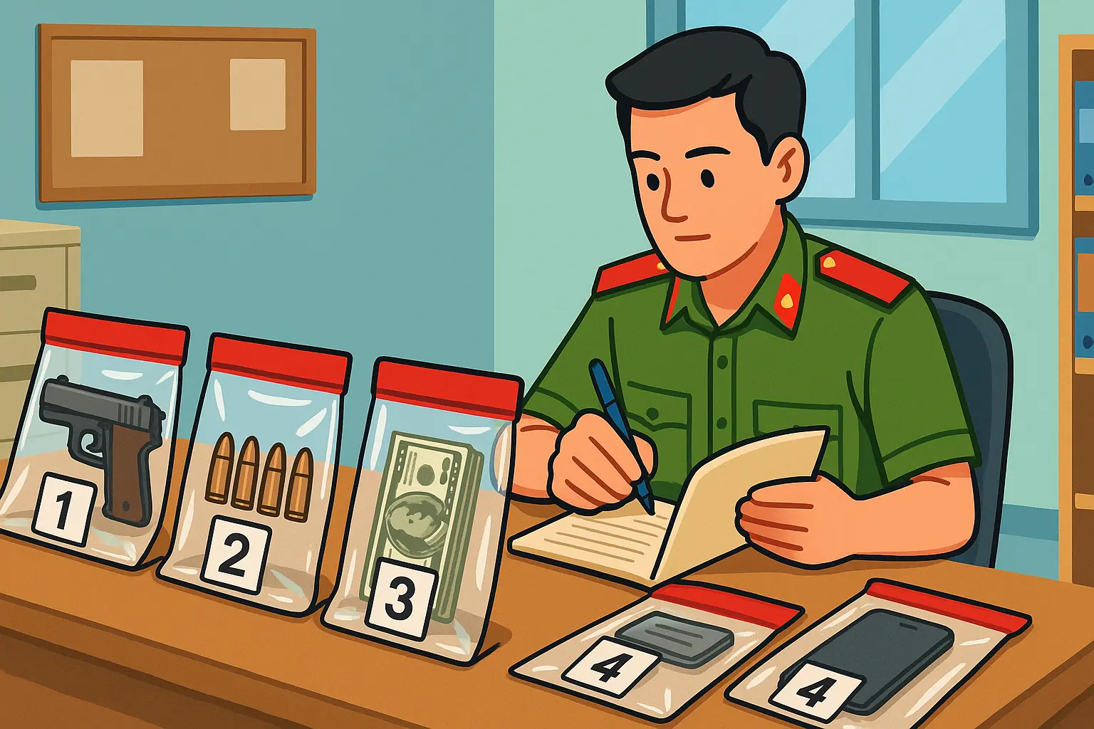 Ai có thẩm quyền quyết định xử lý vật chứng?