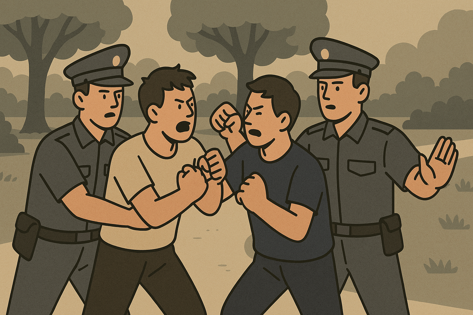 Thế nào là gây rối trật tự công cộng?