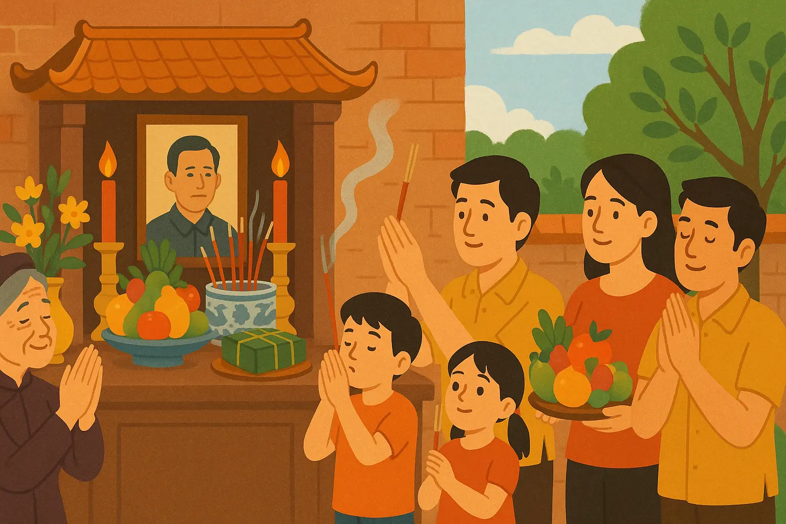 Thờ cúng tổ tiên trong nhà thờ dòng họ có cần đăng ký với cơ quan nhà nước không?