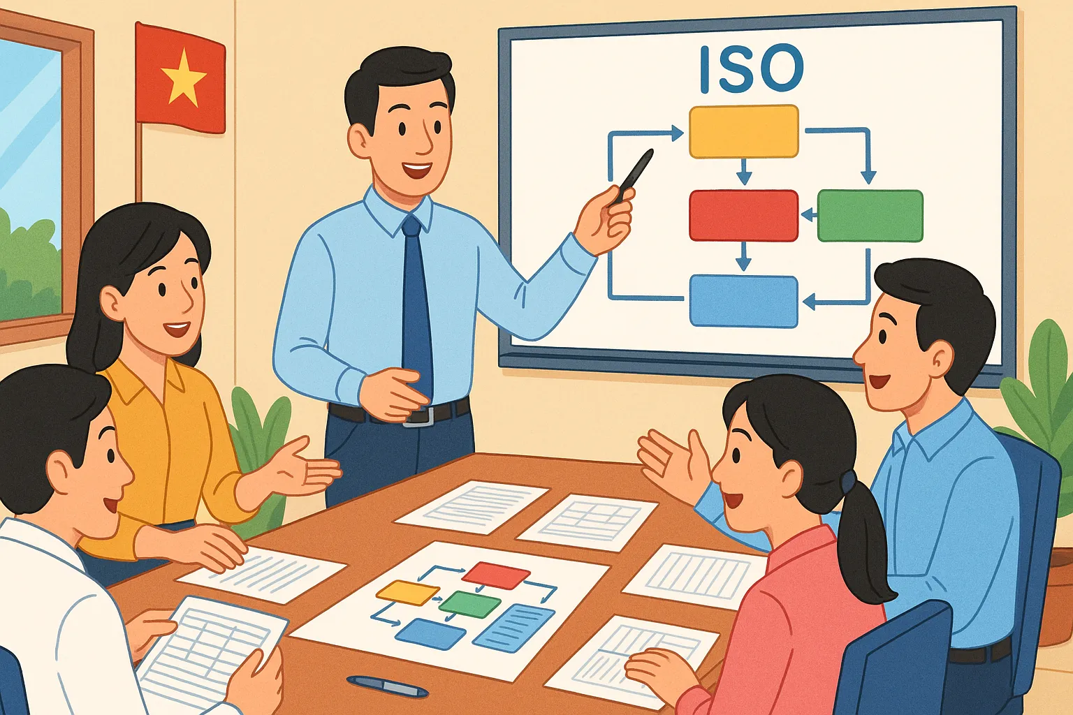 Tổ công tác ISO hoạt động theo nguyên tắc nào?