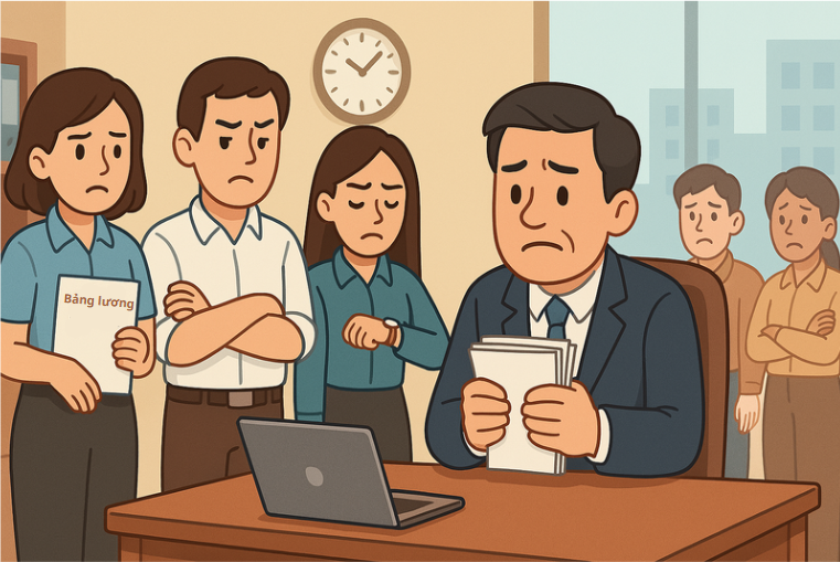 Trả lương chậm có vi phạm pháp luật không?