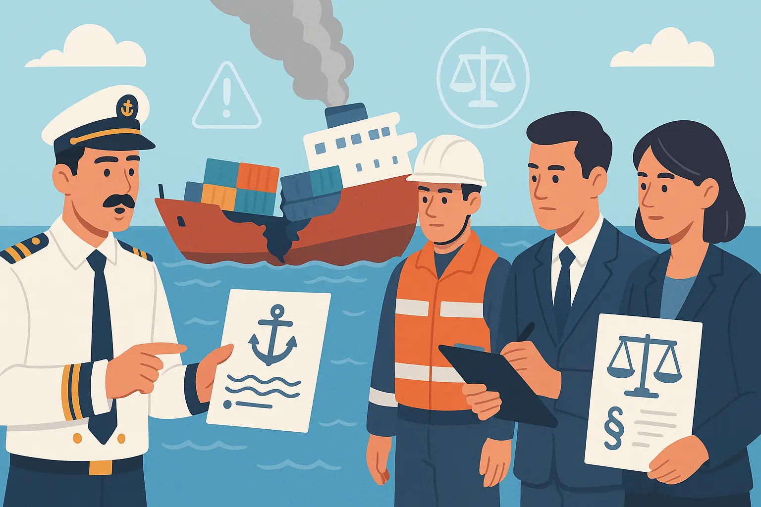 Khi xảy ra tai nạn hàng hải, thuyền trưởng có trách nhiệm gì?