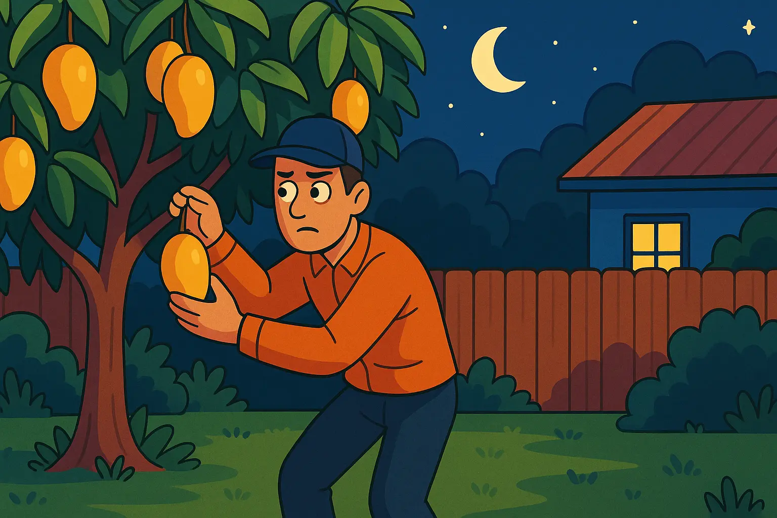 Hái trộm xoài nhà hàng xóm bị xử phạt bao nhiêu tiền?