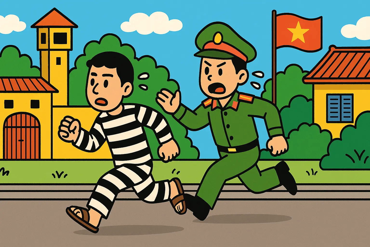 Người đang chấp hành án mà trốn khỏi nơi giam giữ thì bị xử lý như thế nào?