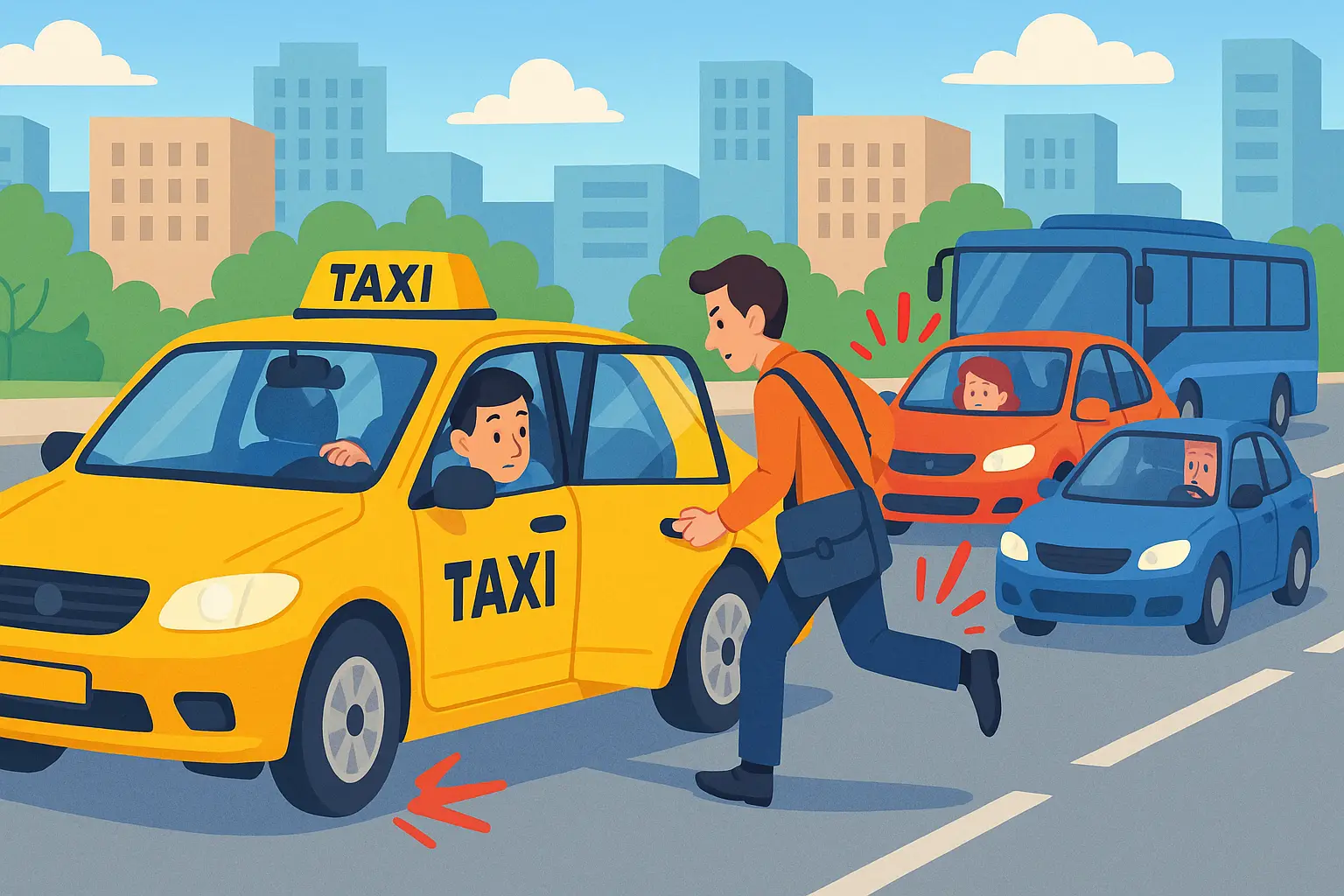 Xe taxi đón trả hành khách theo thỏa thuận giữa hành khách và lái xe phải đảm bảo điều gì?