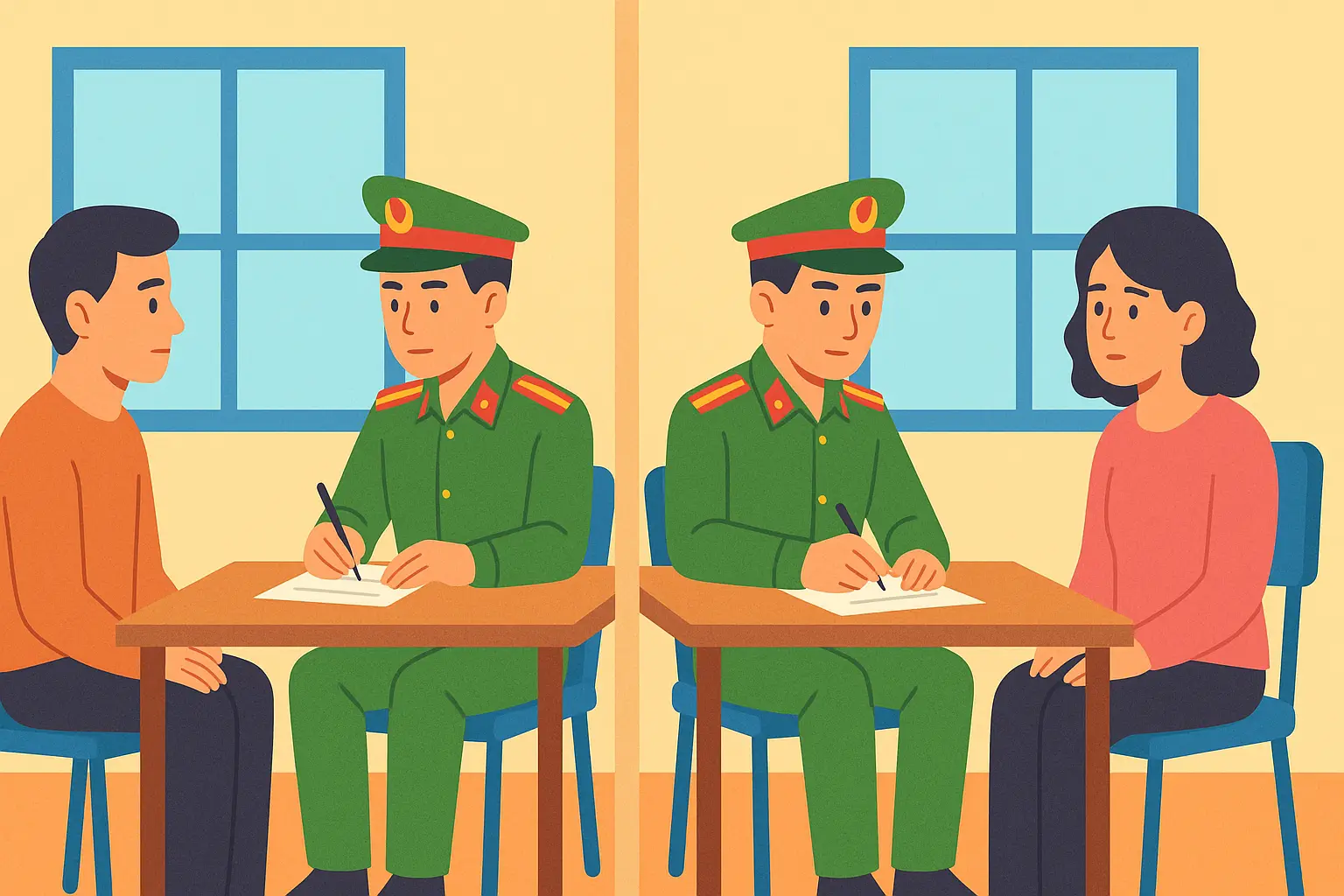 Nếu vụ án có nhiều người làm chứng thì lấy lời khai thế nào?