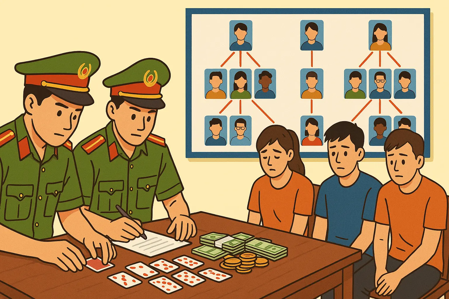 Vụ đánh bạc tại Vĩnh Hòa được tách vụ án để xử lý theo tiến độ điều tra