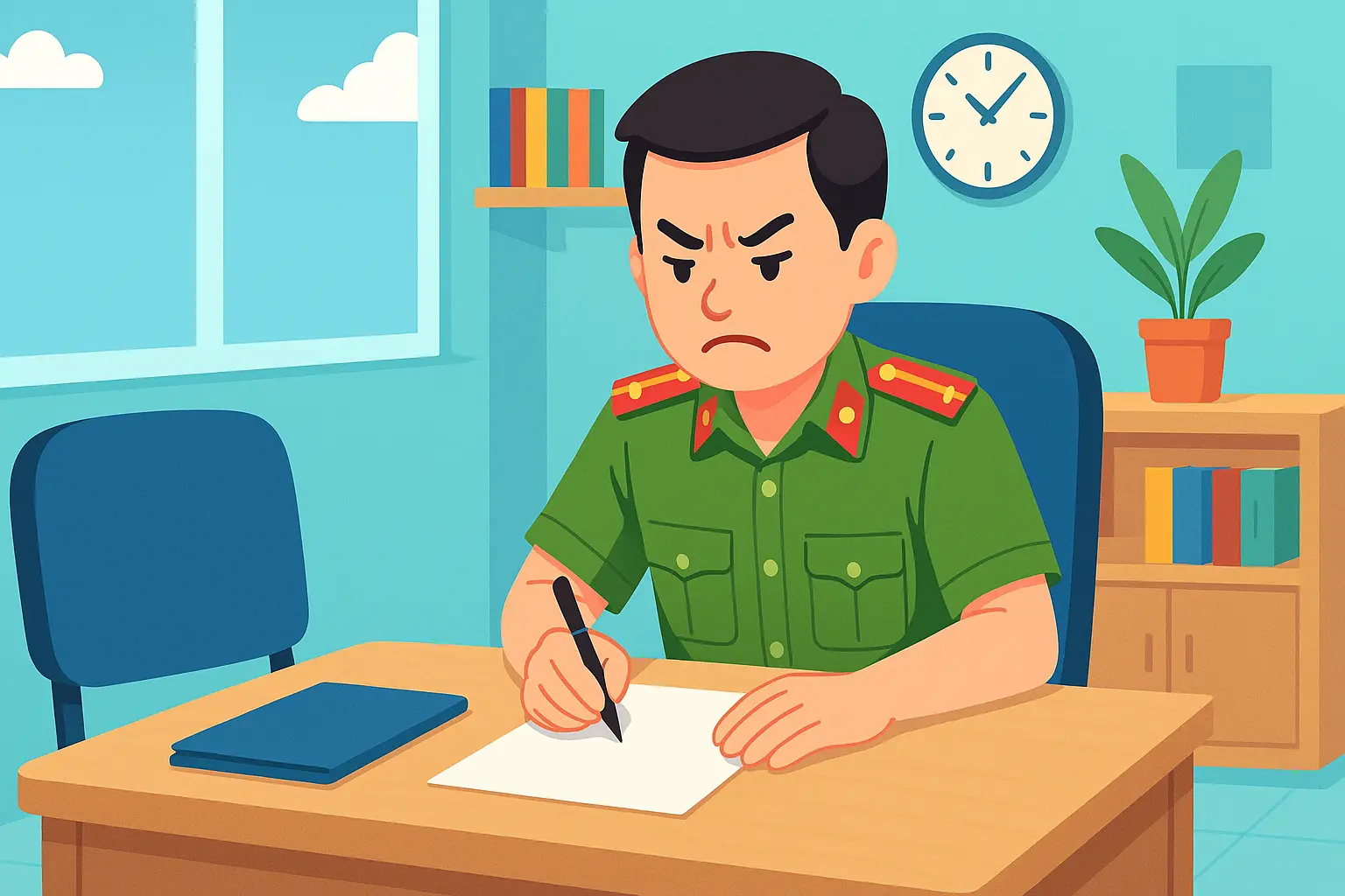 Nguyễn Minh Tân bị lập biên bản vắng mặt không lý do sau khi không chấp hành giấy triệu tập