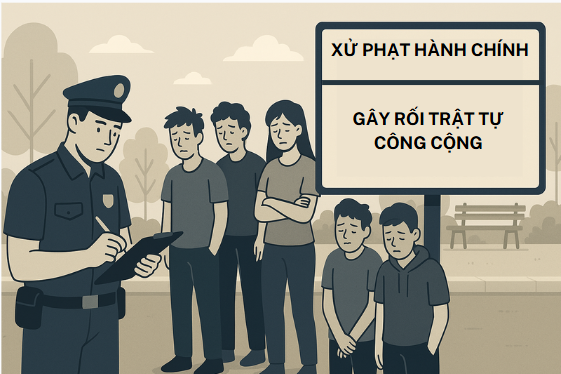 Mức xử phạt hành chính đối với hành vi gây rối trật tự công cộng