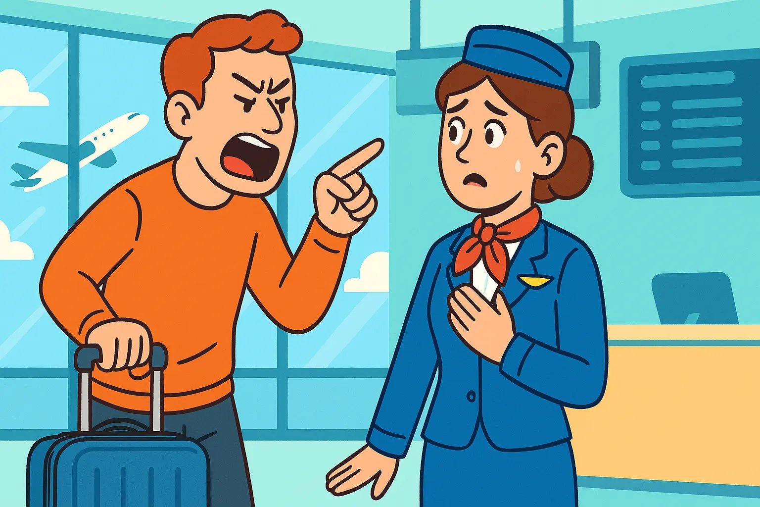 Hành khách trêu ghẹo tiếp viên hàng không tại sân bay có bị xử phạt không?