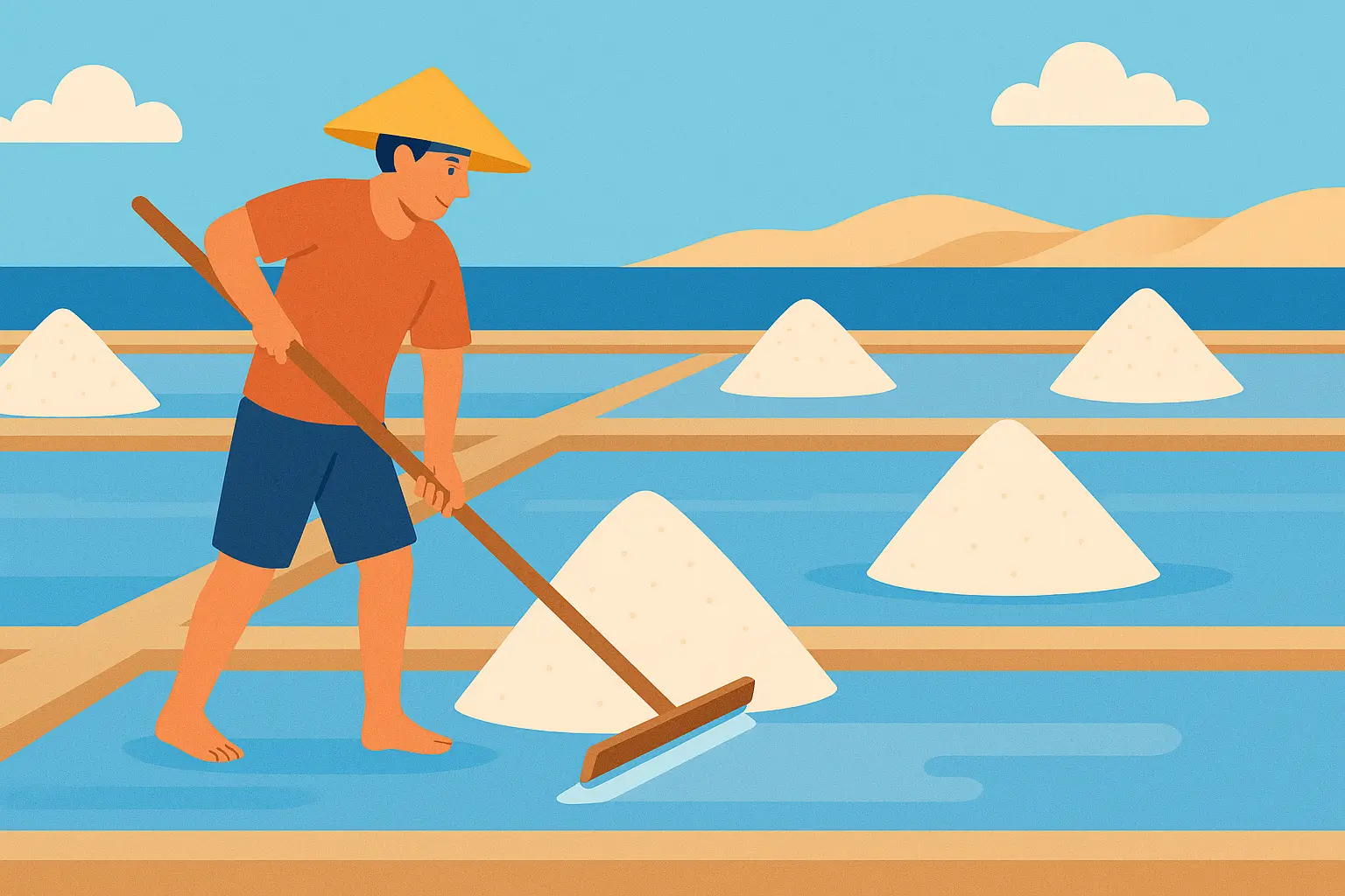 Loại đất làm muối thuộc nhóm đất nào?