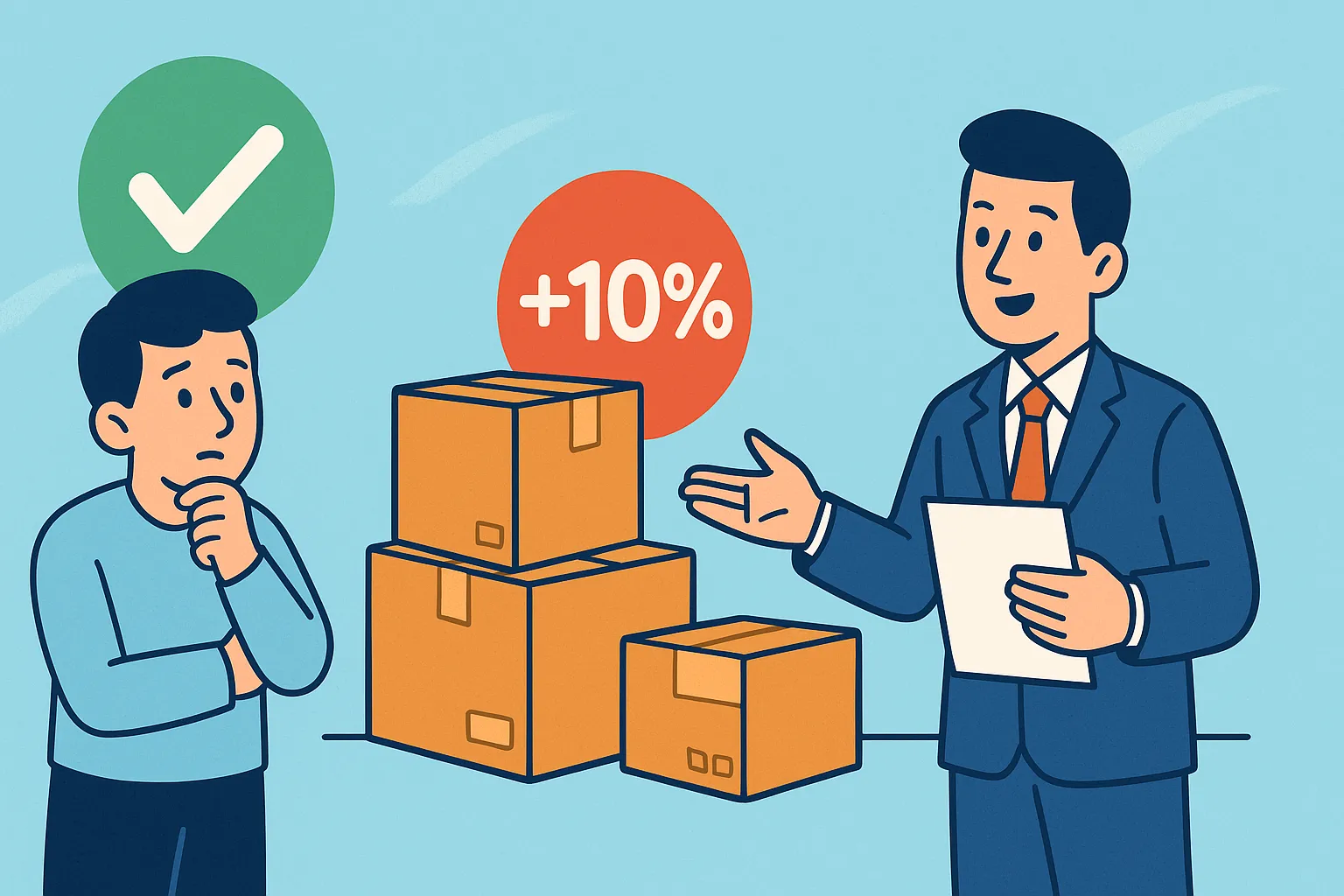 Giao thừa hàng được xử lý như thế nào?