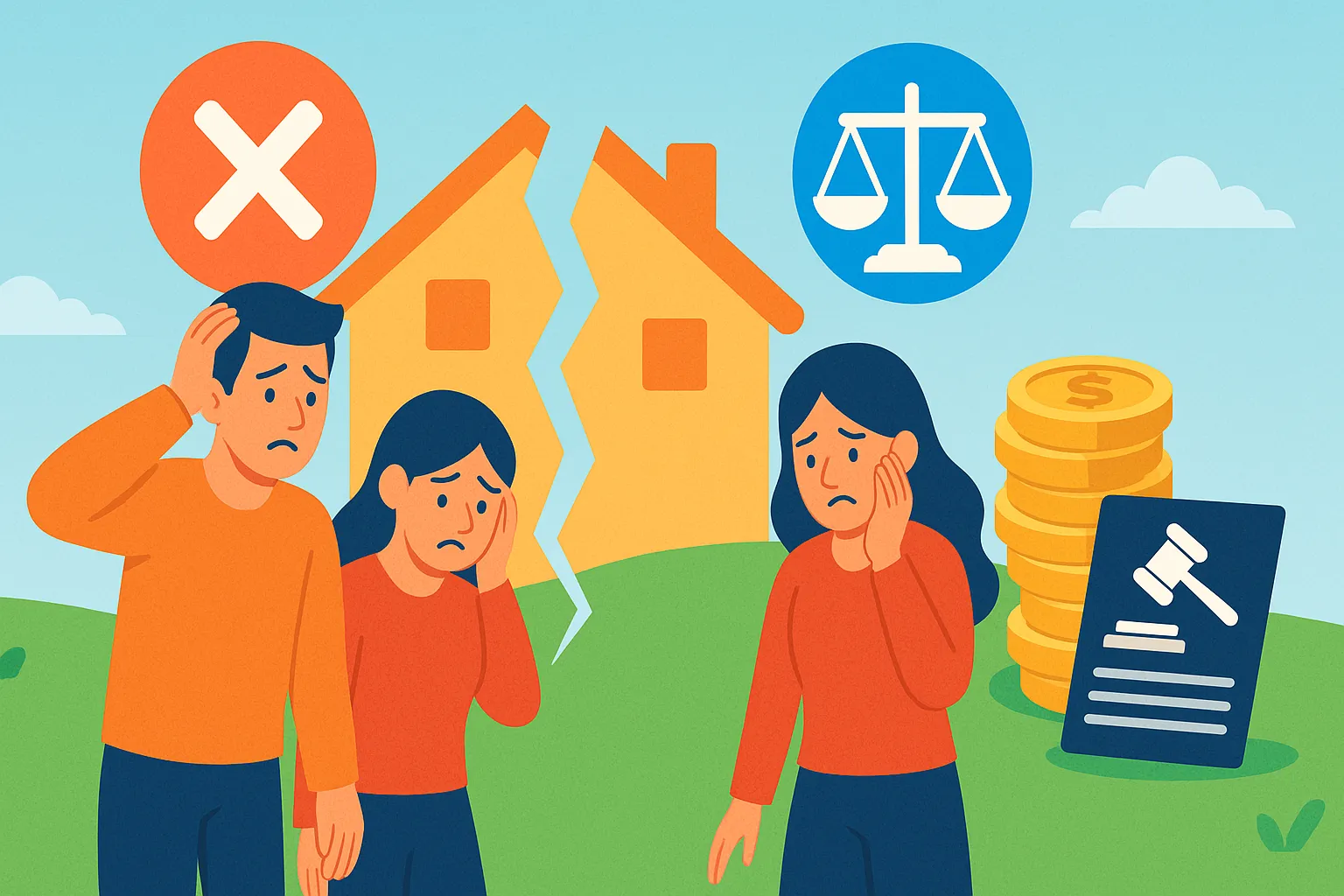 Hậu quả của việc chia tài sản chung trong thời kỳ hôn nhân là gì?