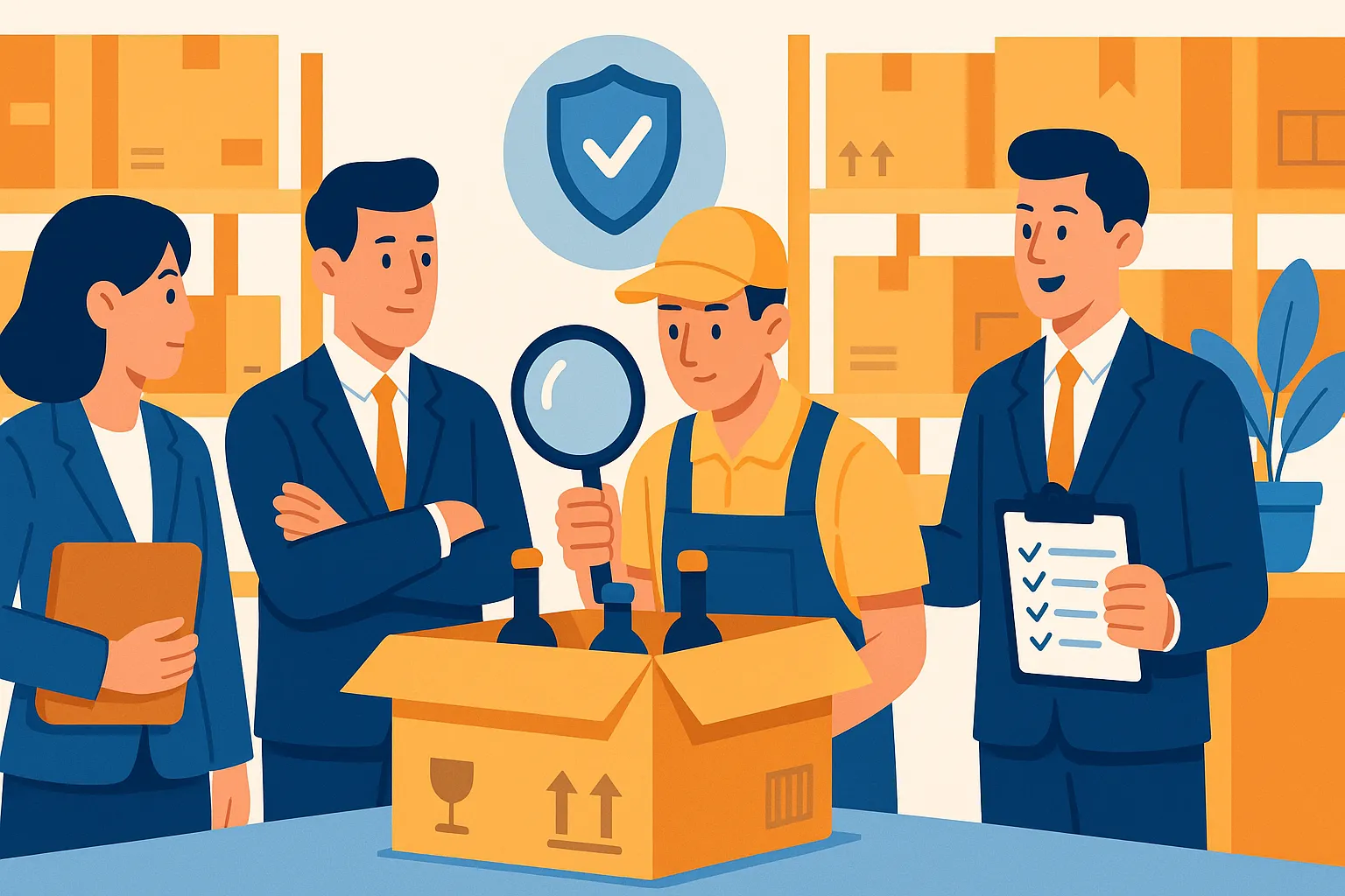 Các bên có được kiểm tra hàng hóa trước khi giao hàng không?