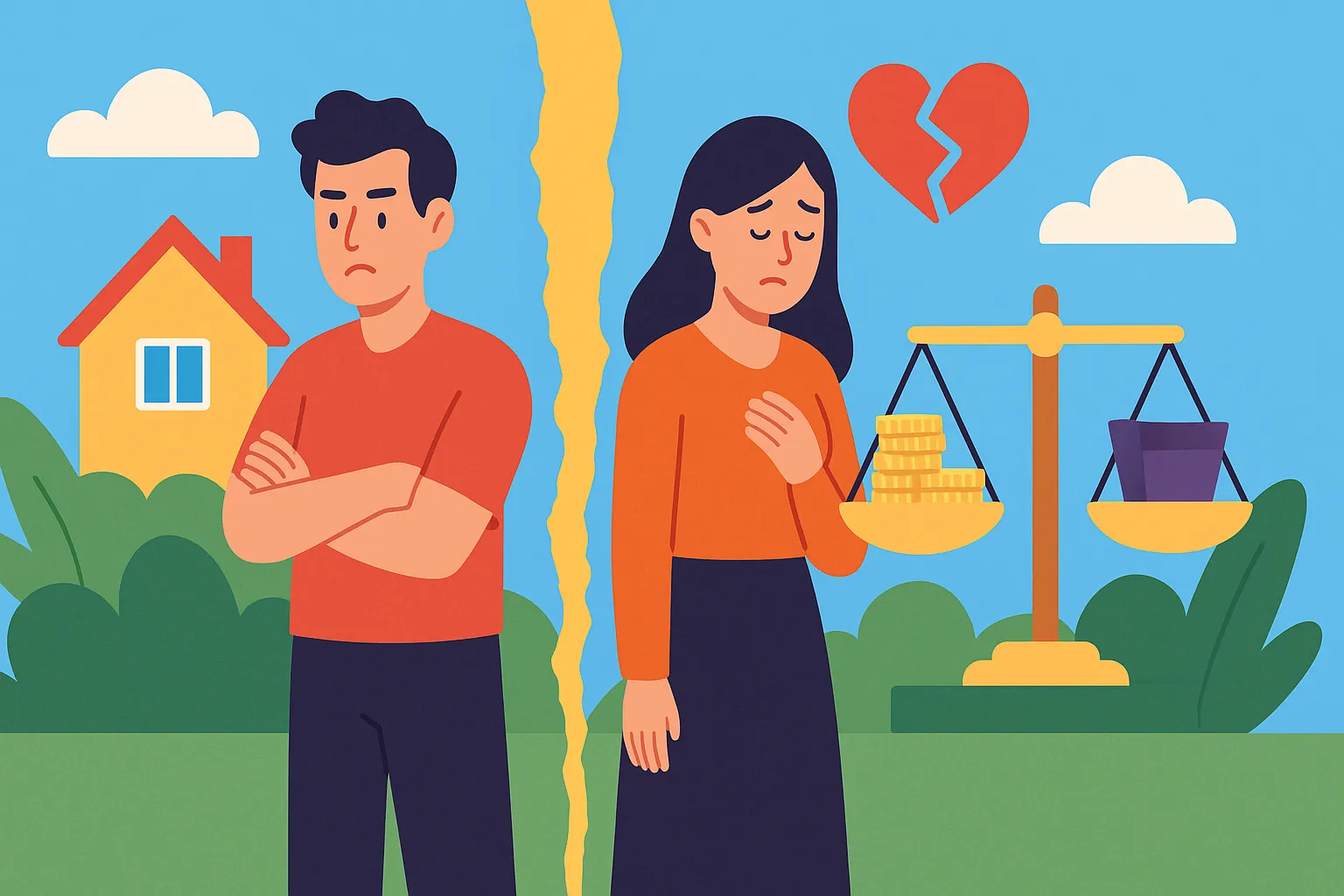 Nguyên tắc giải quyết tài sản của vợ chồng khi ly hôn là gì?