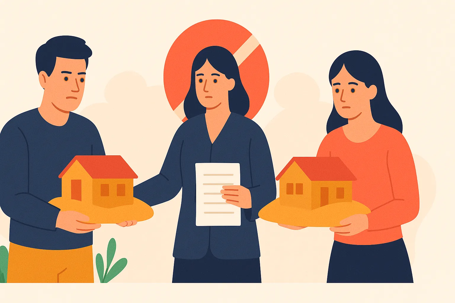 Quyền sử dụng đất của vợ chồng khi ly hôn được giả quyết như thế nào?