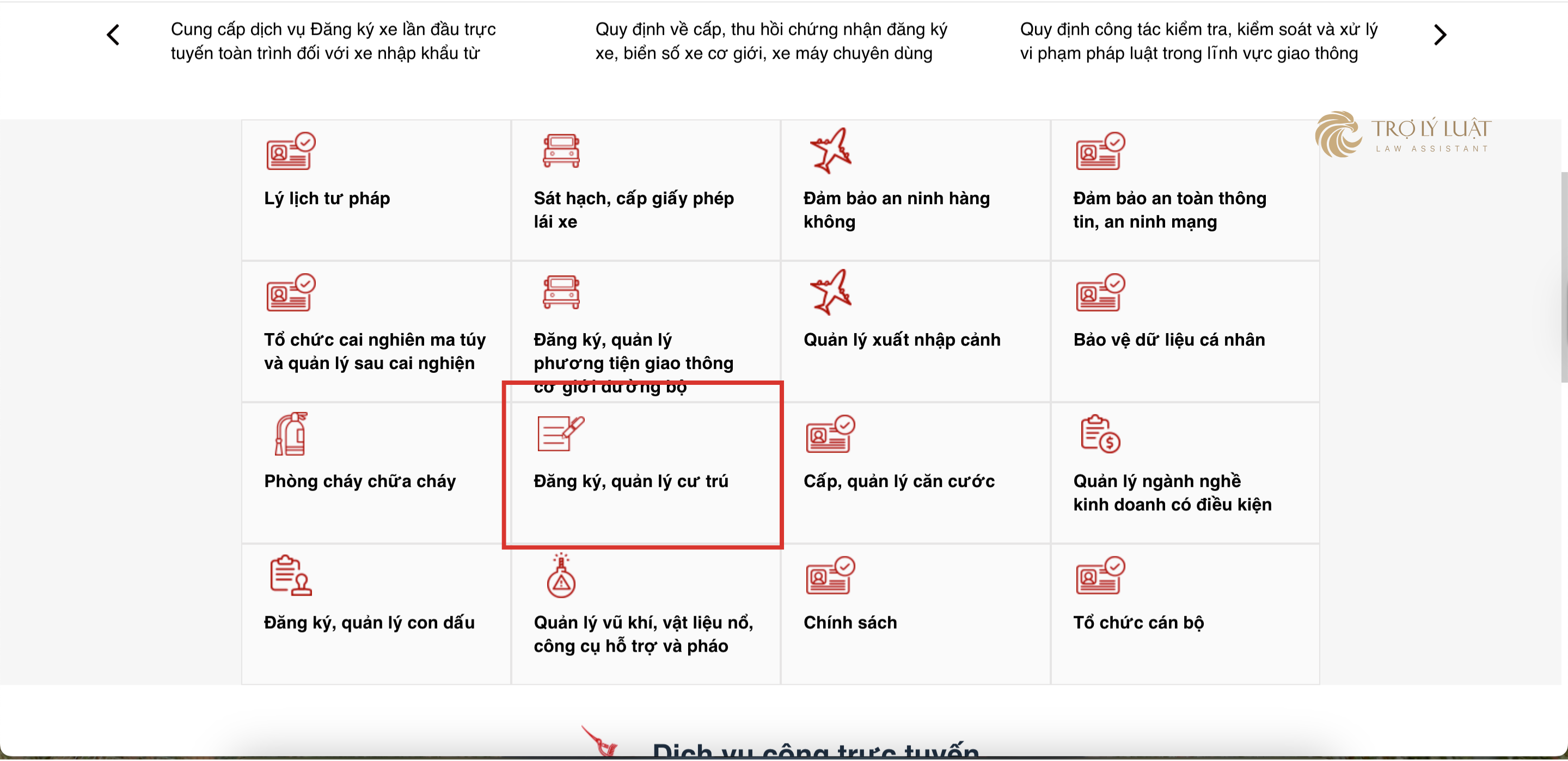 Hướng dẫn thủ tục khai báo tạm vắng online