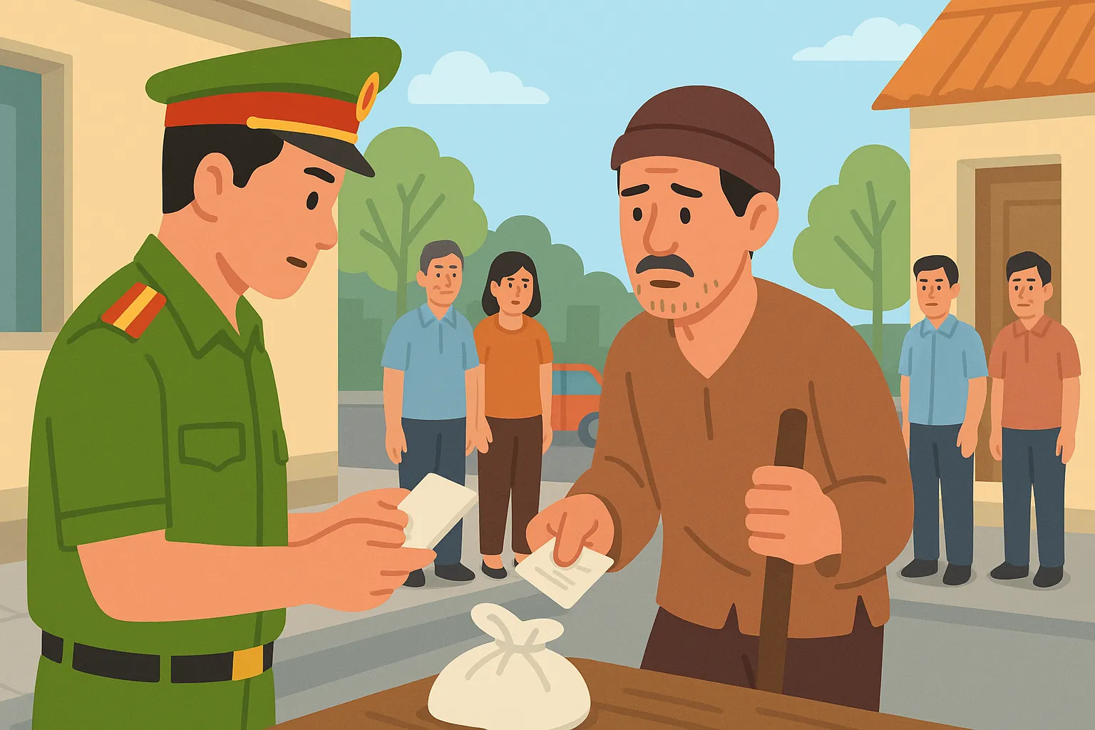 Người giả dạng ăn xin để lừa đảo bị xử phạt