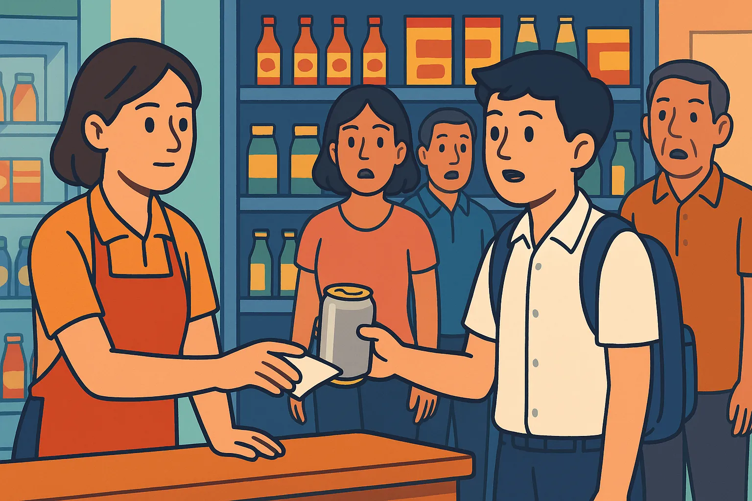 Xử phạt đối với hành vi bán bia cho người dưới 18 tuổi