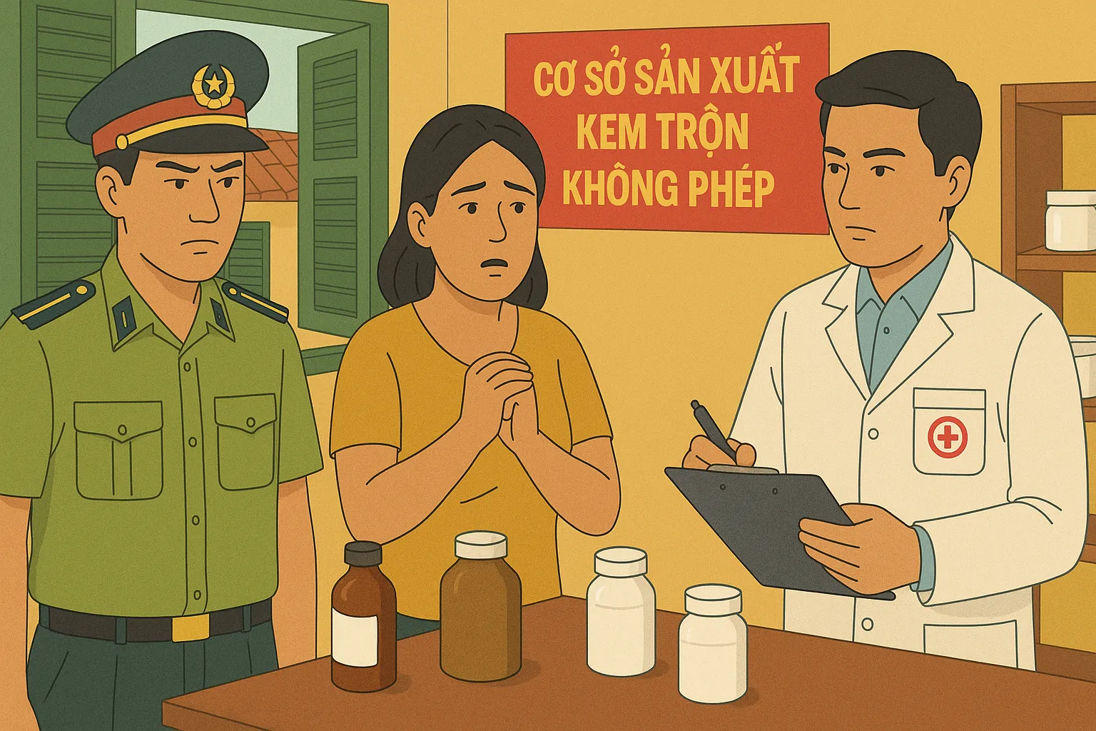 Tự ý sản xuất kem trộn có bị phạt vi phạm hành chính hay không?
