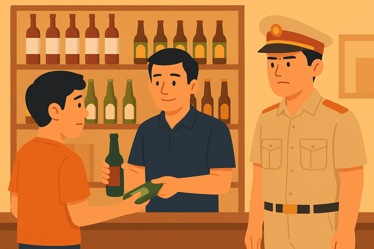 Bán rượu bia cho người dưới 18 tuổi bị xử phạt vi phạm hành chính như thế nào?