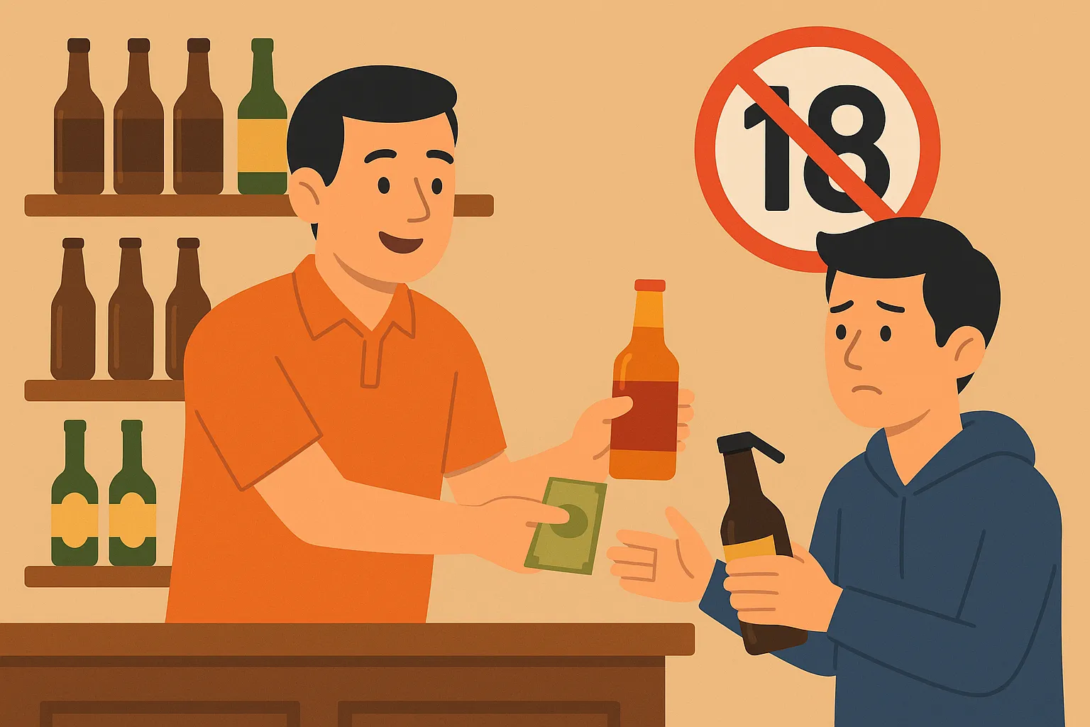 Bán rượu bia cho người dưới 18 tuổi có bị phạt không?