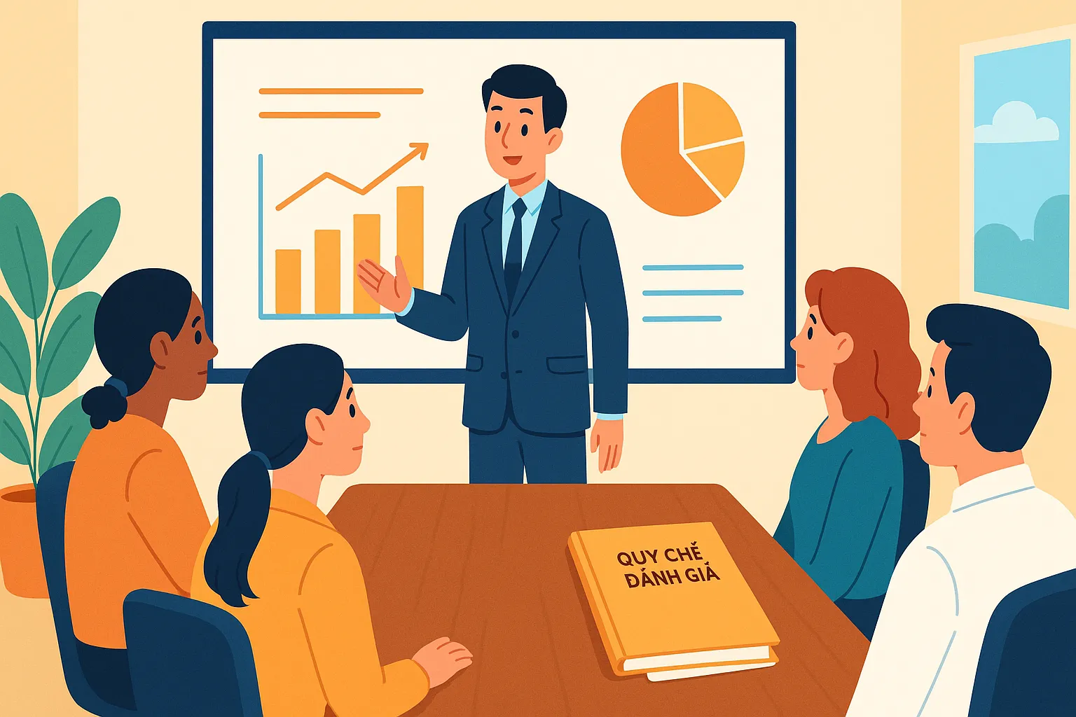Có được sử dụng quy chế để đánh giá mức độ hoàn thành công việc không?