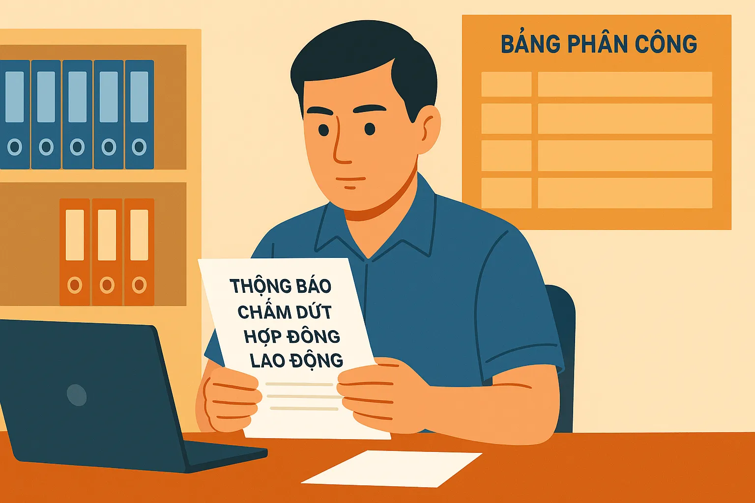 Không cần báo trước khi chấm dứt HDLD
