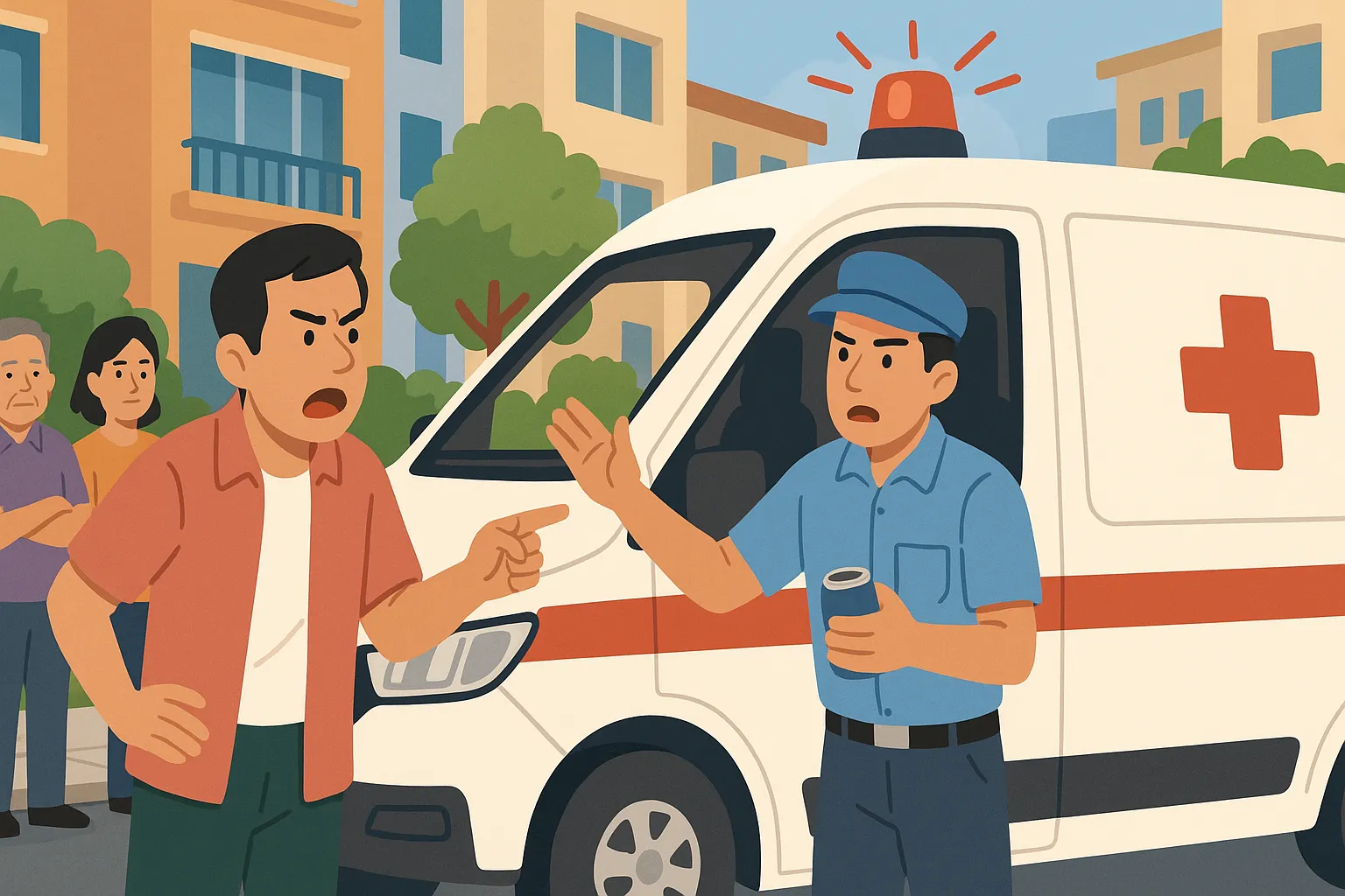 Tài xế xe cứu thương sử dụng tín hiệu ưu tiên không đúng quy định thì bị xử phạt như thế nào?