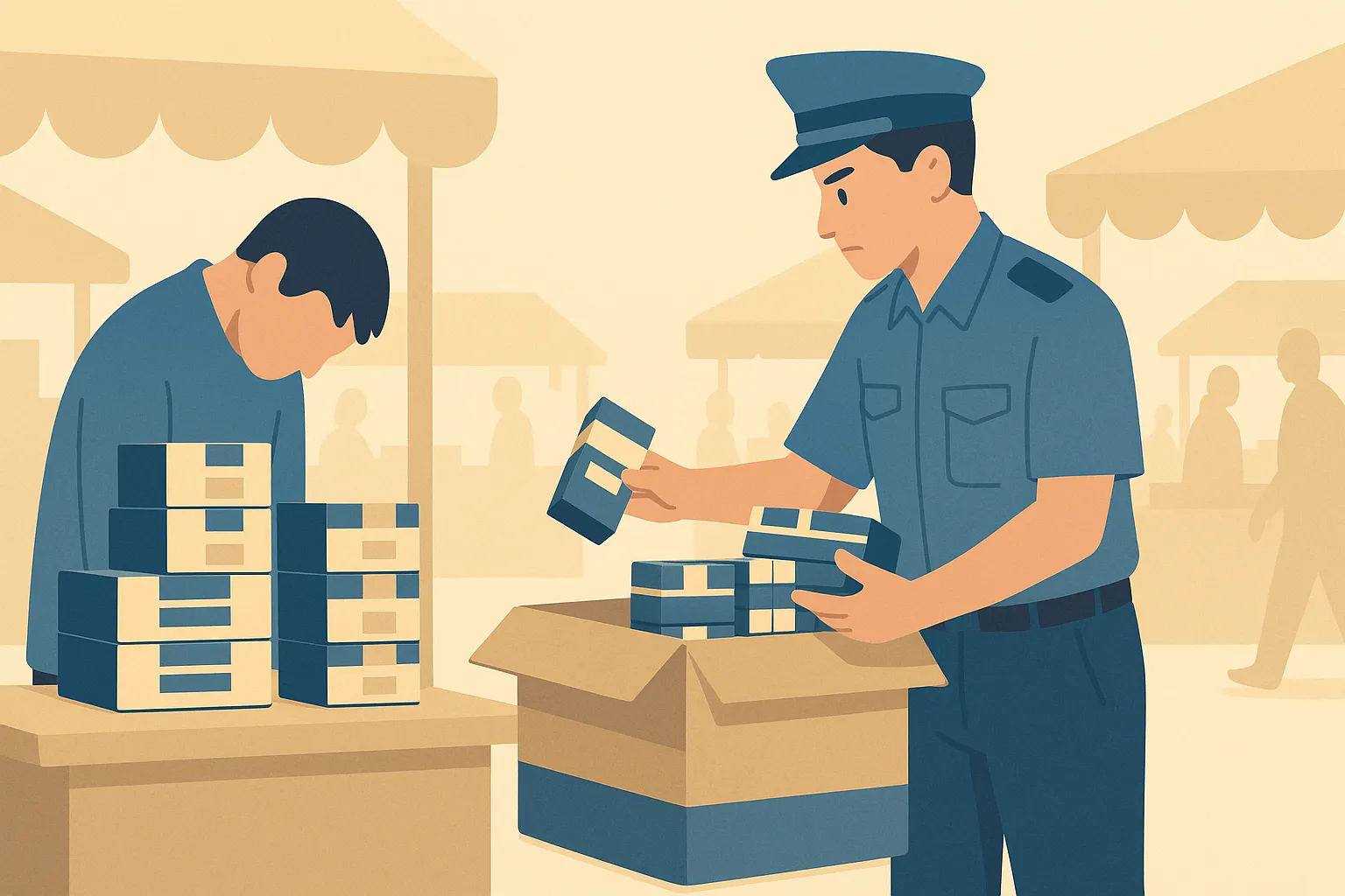 Xử phạt vì buôn lậu thuốc lá