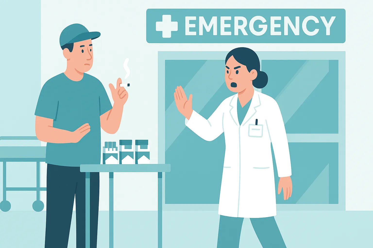 Có được bán thuốc lá trước cổng bệnh viện không?