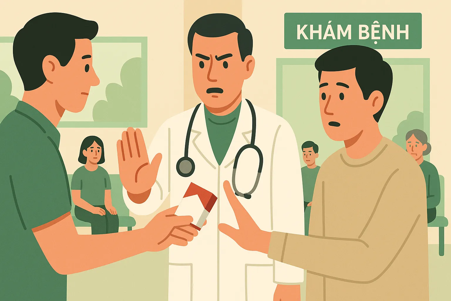 Cấm bán thuốc lá trước cổng bệnh viện