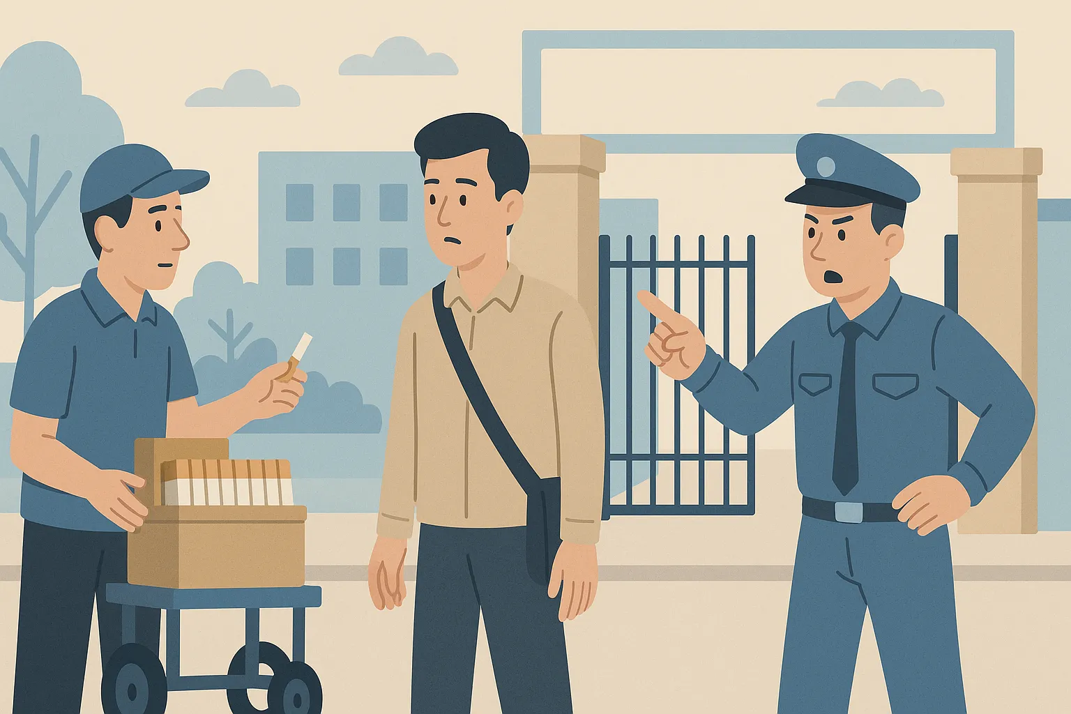 Xử phạt vì bán thuốc lá trước cổng