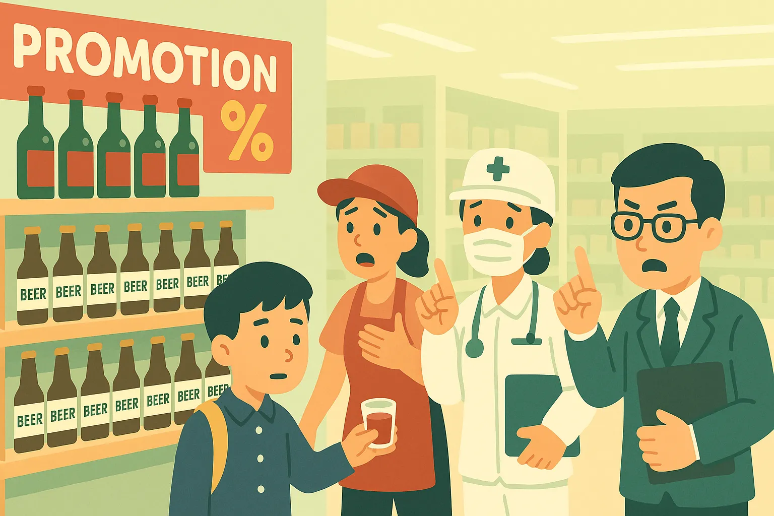 Khuyến mại rượu bia cho người chưa đủ 18 tuổi có bị cấm không?