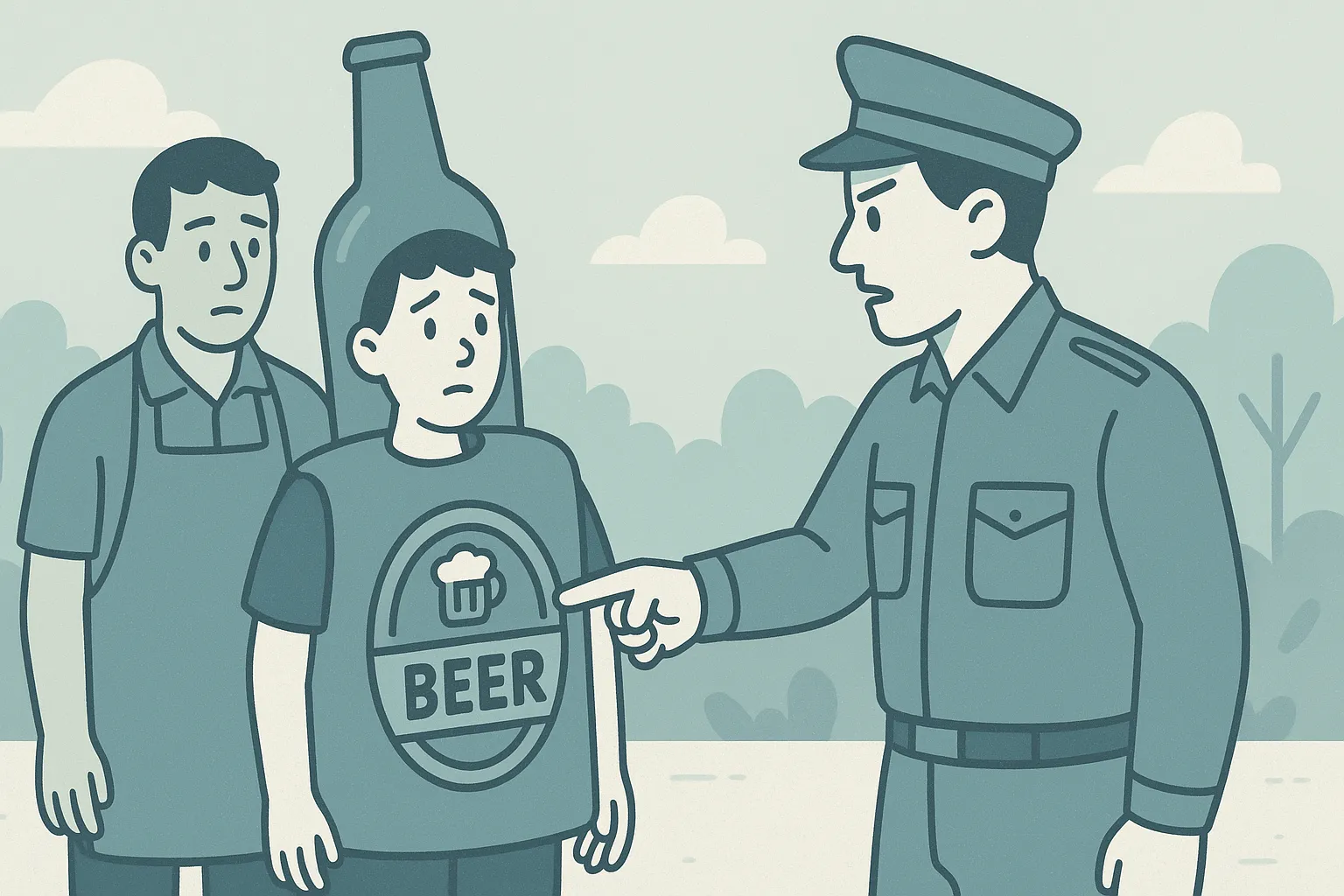 Sử dụng lao động chưa đủ 18 tuổi quảng cáo rượu, bia có được không?